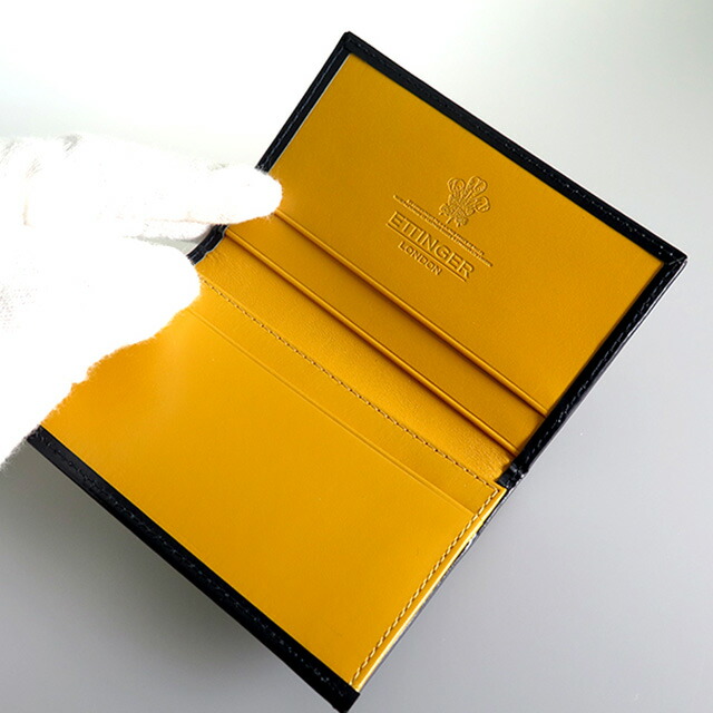エッティンガー ETTINGER BRIDLE HIDE メンズ 名刺入れ BH143JR-NAVY ネイビー ネイビー ブランド 高級 おしゃれ プレゼント 実用的