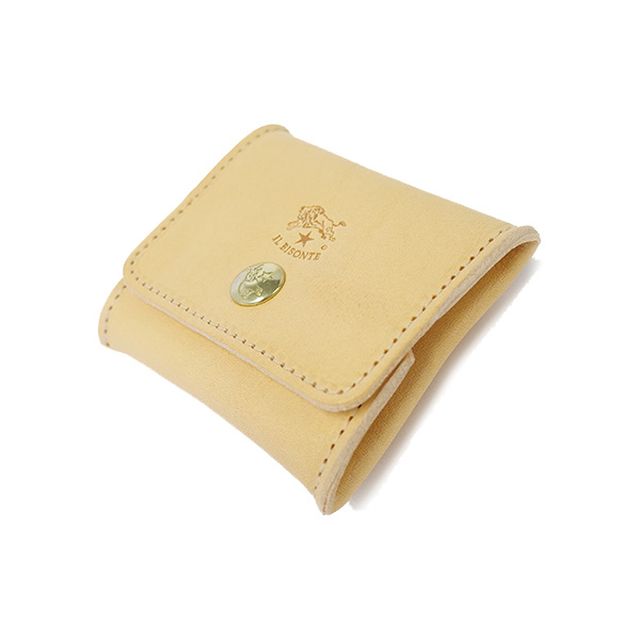 イルビゾンテ IL BISONTE コインケース メンズ レディース C0774 P120 scp020-pv0005-na106 ベージュ ナチュラル 小銭入れ 小さい ブランド 高級 おしゃれ プレゼント 実用的