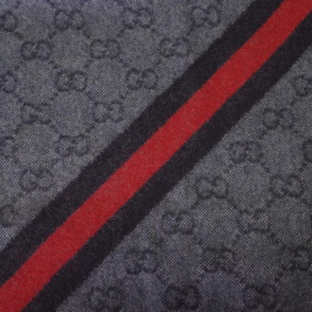 グッチ GUCCI マフラー GG柄 メンズ レディース 570603 3G200 4068 ミッドナイトブルー