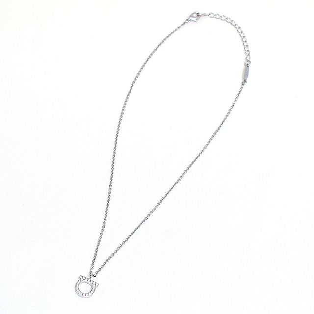 フェラガモ FERRAGAMO ネックレス ガンチーニ GANCINO 760132 696657 レディース シルバー