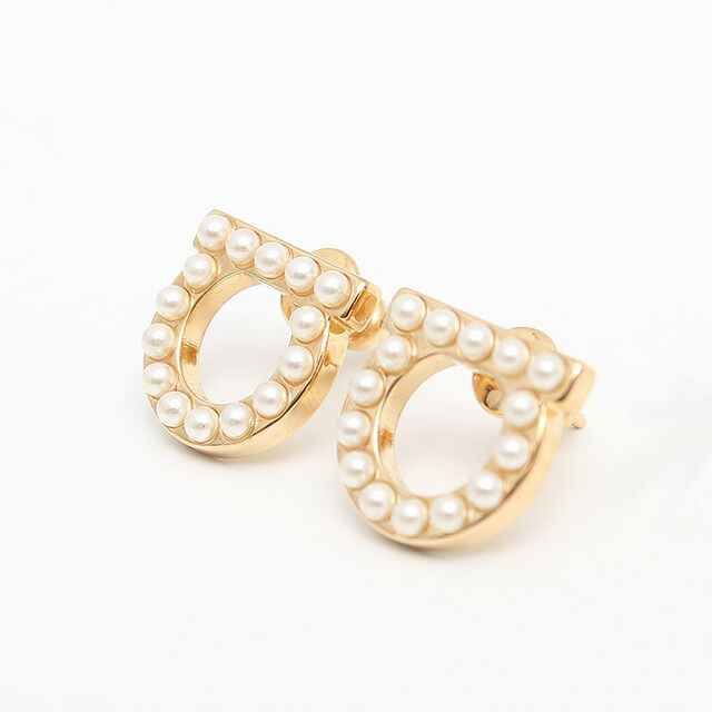 フェラガモ FERRAGAMO ピアス 760125-696581 レディース ゴールド