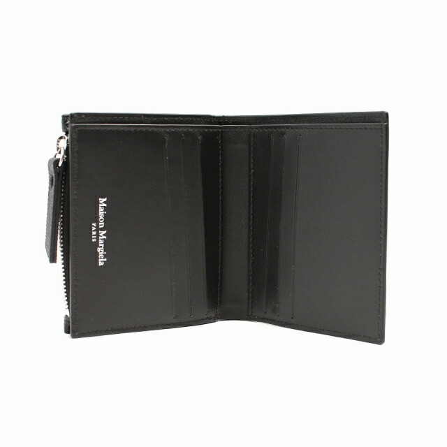 メゾンマルジェラ MAISON MARGIELA 財布 二つ折り財布 SA1UI0020P4745T8013 メンズ レディース ブラック ウォレット ブランド 高級 おしゃれ プレゼント 実用的