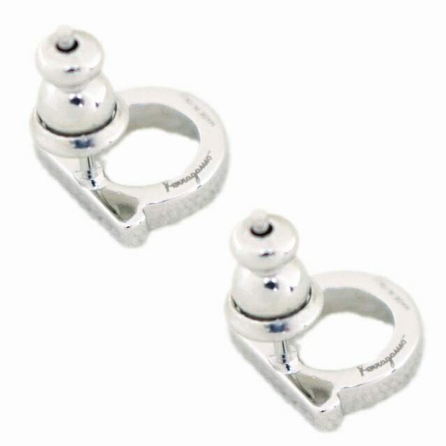 フェラガモ FERRAGAMO ピアス 760120-696433 メンズ レディース ガンチーニ GANCINO シルバー