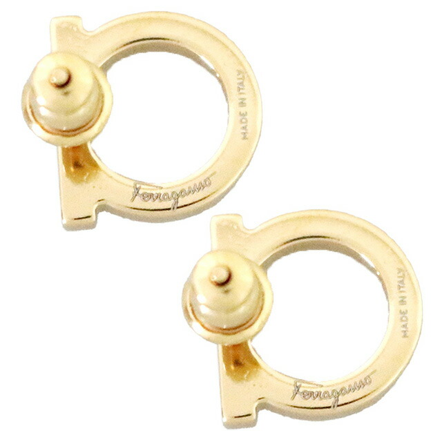フェラガモ FERRAGAMO ピアス 760120-696432 メンズ レディース ガンチーニ GANCINO ゴールド