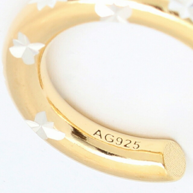 サスキア ディツ SASKIA DIEZ イヤーカフ スター彫刻 048-05-06-000-09-10-20-slv-gd レディース BOLD EARCUFF NO3 STAR シルバー ゴールド