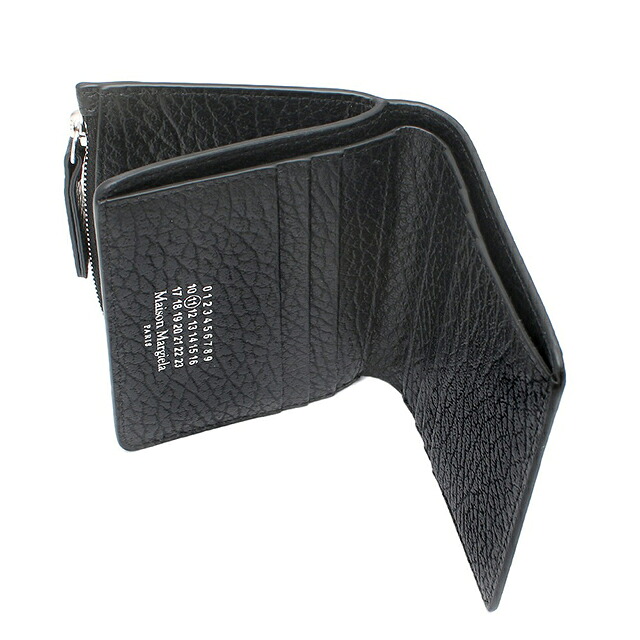 メゾンマルジェラ MAISON MARGIELA 二つ折り財布 二折財布 SA1UI0023P4455T8013 メンズ レディース BLACK ブラック ブランド