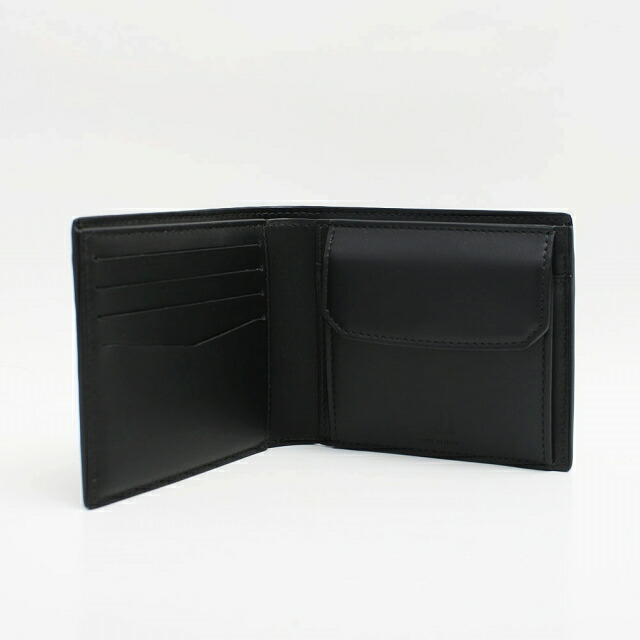 ダンヒル DUNHILL 二つ折り財布 22F2320RA001 メンズ ローラガス ROLLAGAS ブラック ウォレット ブランド 高級 おしゃれ プレゼント 実用的