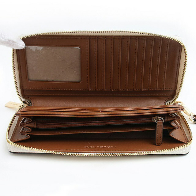 マイケルコース MICHAEL KORS 長財布 35F8GTVT3B-VANILLA レディース ジェットセットトラベル JET SET TRAVEL バニラ ホワイト ウォレット ブランド 高級 おしゃれ プレゼント 実用的
