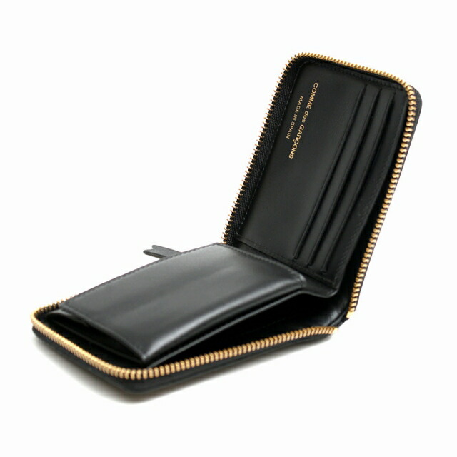 コムデギャルソン COMME DES GARCONS wallet 二つ折り財布 メンズ ブラック ウォレット ブランド 高級 おしゃれ プレゼント 実用的