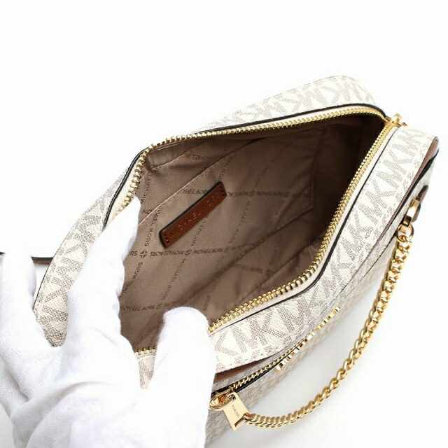 マイケルコース MICHAEL KORS JET SET ITEM LG EW ZP CHAIN XBODY ショルダーバッグ 35S1GTTC9B-VANILLA レディース バニラ 斜めがけ ブランド 高級 おしゃれ プレゼント 女性 実用的 かわいい