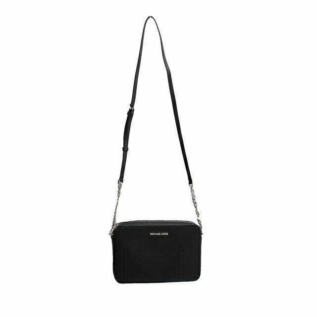 マイケルコース MICHAEL KORS JET SET ITEM LG EW CROSSBODY ショルダーバッグ 35F8STTC9L-BLACK レディース ブラック 斜めがけ ブランド 高級 おしゃれ プレゼント 女性 実用的 かわいい