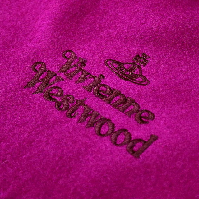 ヴィヴィアンウエストウッド VIVIENNE WESTWOOD マフラー 24-W00Q7-G410 レディース メンズ フューシャ フクシア マフラー