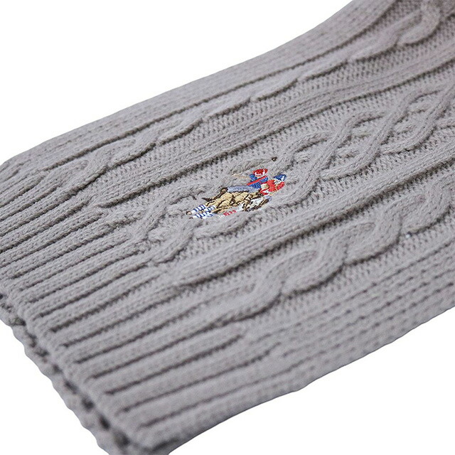 ユーエスポロ アッスン U.S.POLO ASSN マフラー 447165-LIGHTGRAY レディース メンズ ライトグレー マフラー