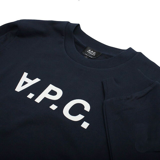 アーペーセー A.P.C. SWEAT STANDARD GRAND VPC トレーナー M27907-COHBN-TIQ-M メンズ レディース ネイビー スウェット