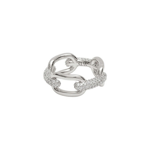 ダニエルウェリントン DANIEL WELLINGTON Crystal Link Ring 60 S リング DW00400619 レディース メンズ 19号 シルバー