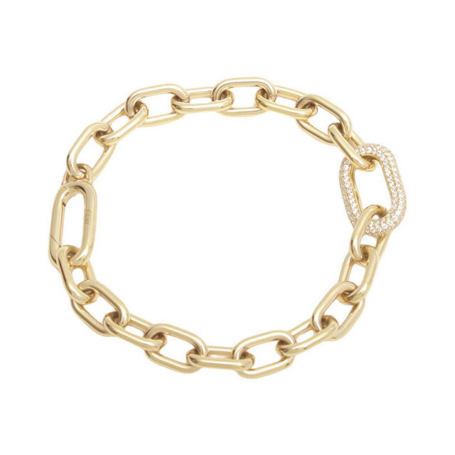 ダニエルウェリントン DANIEL WELLINGTON Crystal Link Bracelet 165mm G ブレスレット DW00400591 レディース ゴールド