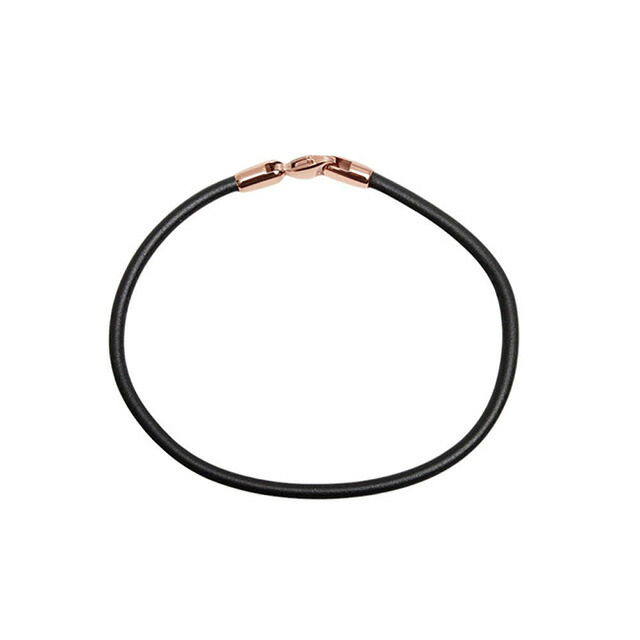 ダニエルウェリントン DANIEL WELLINGTON Leather Bracelet 2.8 Sheffield RG 205mm ブレスレット DW00400714 レディース メンズ ローズゴールド ブラック