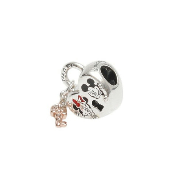 パンドラ PANDORA Disney Mickey Mouse & Minnie Mouse Padlock Charm ブレスレットチャーム 780109C01 レディース シルバー ブランド