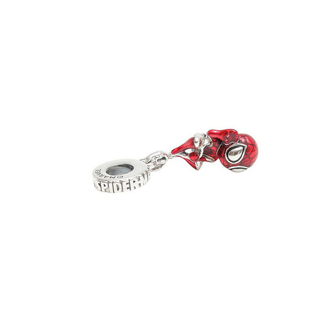 パンドラ PANDORA Marvel Hanging Spider-Man Dangle Charm ブレスレットチャーム 792323C01 レディース レッド ブランド