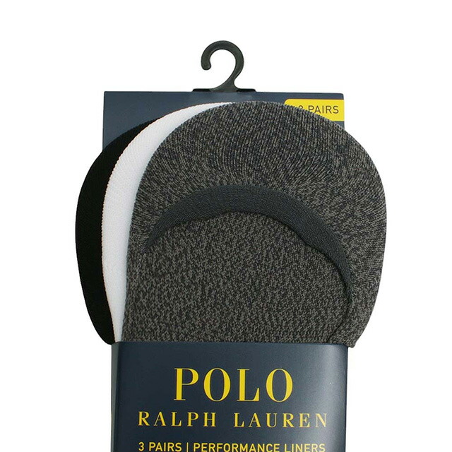 ポロラルフローレン POLO RALPH LAUREN ソックス 8293PK-CHAST メンズ グレー 3個セット 靴下 ブランド