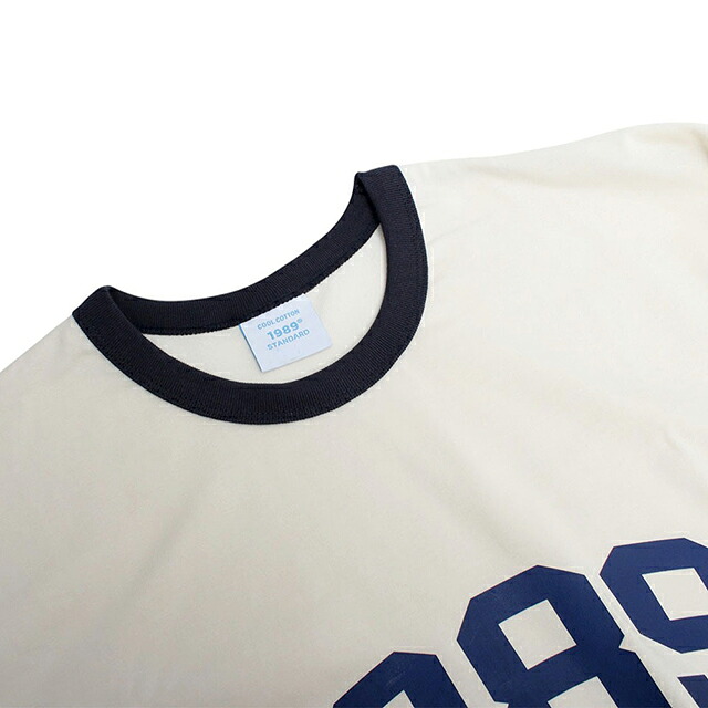 1989スタンダード 1989 STANDARD Tシャツ SRSSTD-0004-IVORY-XL ユニセックス アイボリー OUR 1989 Tシャツ Cool Cotton Ringer Tシャツ ブランド
