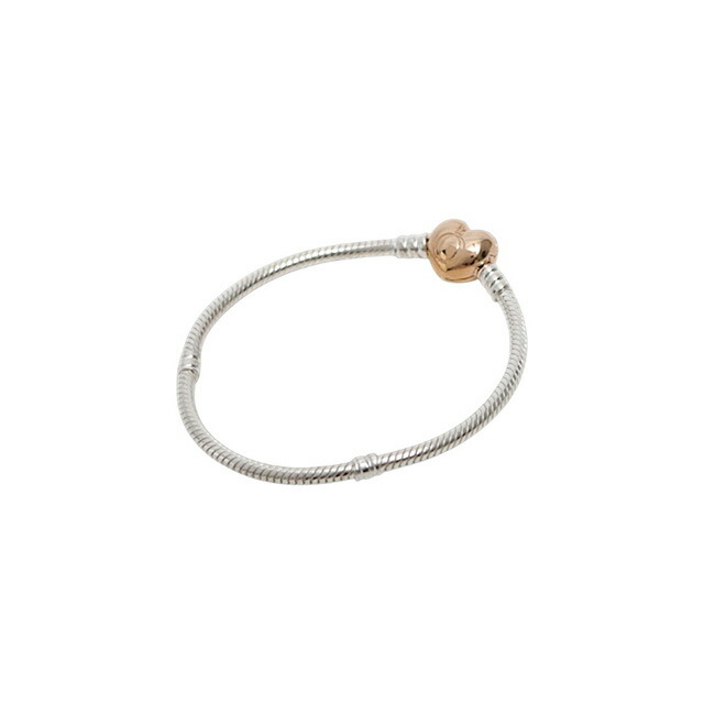 パンドラ PANDORA PANDORA Moments Heart & Snake Chain Bracelet ブレスレット 580719-18 レディース シルバー ブランド