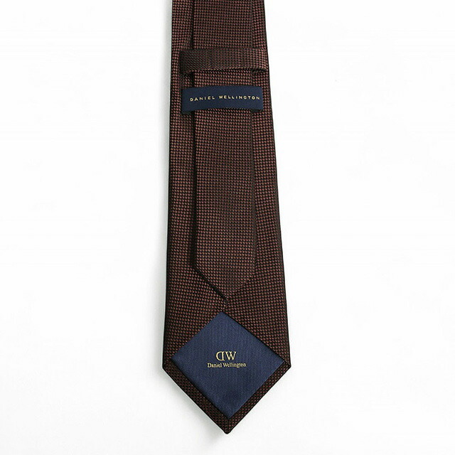 ダニエルウェリントン DANIEL WELLINGTON ネクタイ DW02500001-264337-BROWN メンズ ブラウン ネクタイ ブランド