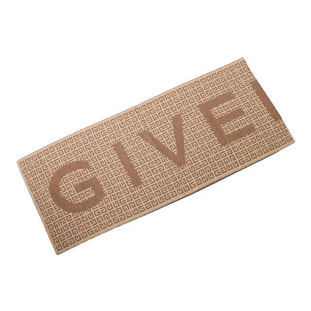 ジバンシー GIVENCHY マフラー GV3518-J6261-004 ユニセックス メンズ レディース ベージュ ブラウン マフラー ブランド