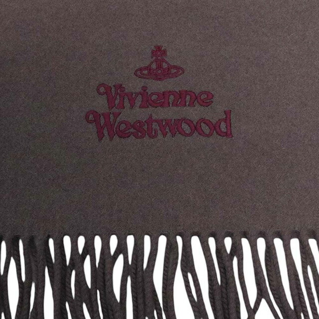 ヴィヴィアンウエストウッド VIVIENNE WESTWOOD マフラー 25-W00Q7-D401 レディース メンズ ブラウン マフラー ブランド