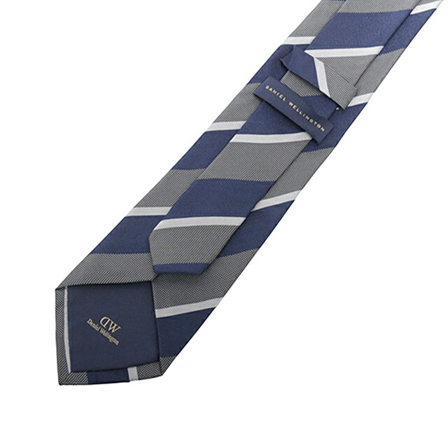 ダニエルウェリントン DANIEL WELLINGTON ネクタイ DW02500002-264345-NAVY-GRAY メンズ ネクタイ ブランド