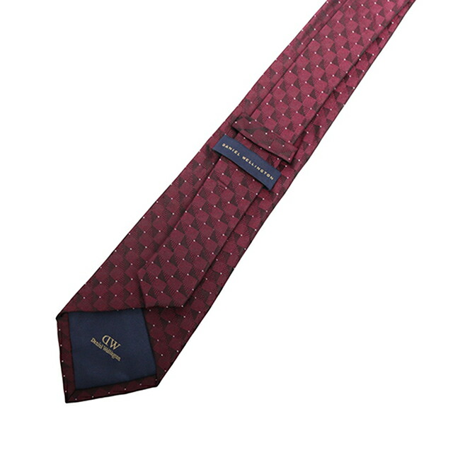 ダニエルウェリントン DANIEL WELLINGTON ネクタイ DW02500009-265379-WINE メンズ ネクタイ ブランド