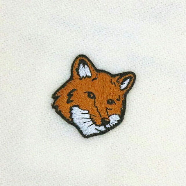 メゾンキツネ MAISON KITSUNE FOX HEAD SCARF マフラー ストール PM06201WB0044-P205 PAPER ユニセックス マフラー ブランド
