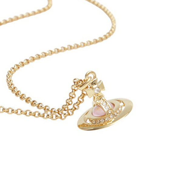 ヴィヴィアンウエストウッド VIVIENNE WESTWOOD NEW PETITE ORB ネックレス 63020098-02R995 レディース ゴールド クリスタル ブランド