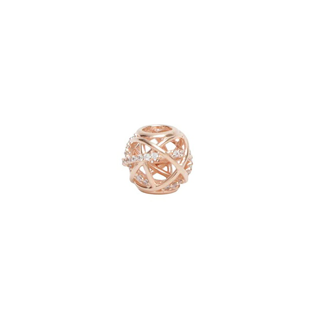 パンドラ PANDORA Moments Sparkling & Polished Lines Charm チャーム 781388cz レディース ローズゴールド ブランド