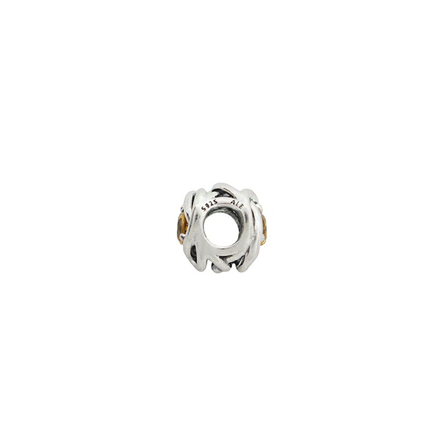 パンドラ PANDORA Moments Honey Eternity Circle Charm チャーム 790065c04 レディース ハニー イエロー系 ブランド