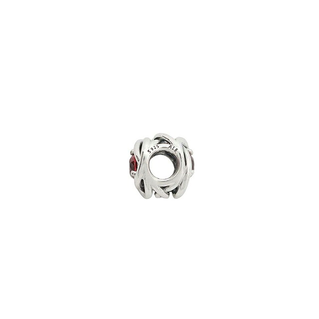 パンドラ PANDORA Moments True Red Eternity Circle チャーム 790065c01 レディース レッド ブランド
