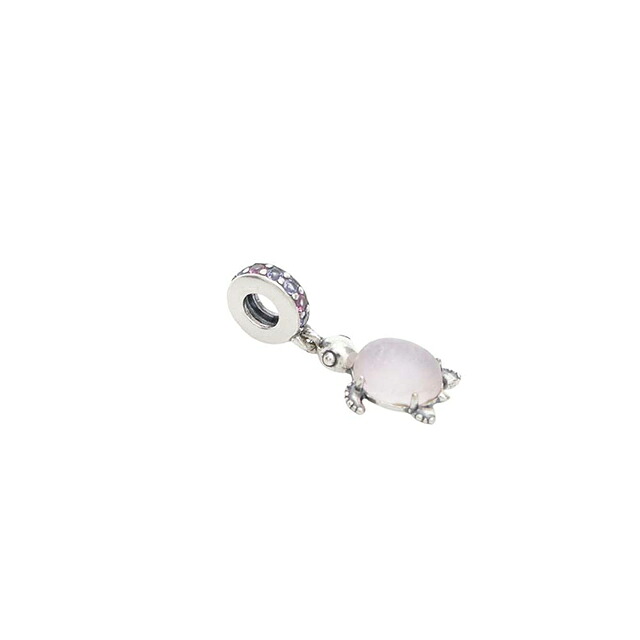 パンドラ PANDORA Moments Murano Glass Pink Sea Turtle Dangle Charm チャーム 798939c02 レディース ピンク ブランド