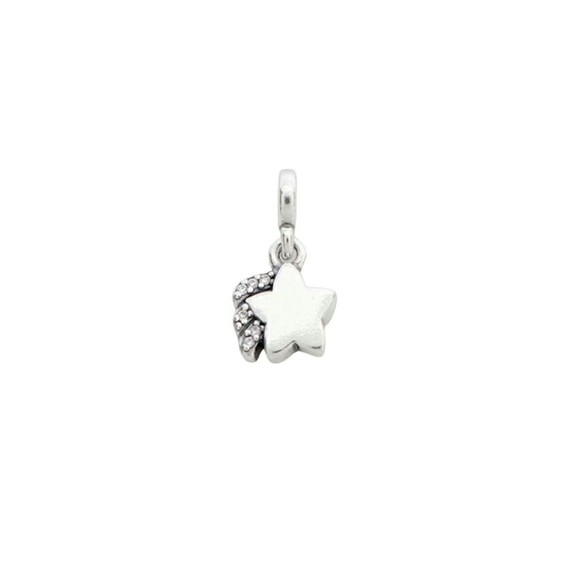 パンドラ PANDORA Moments Pandora ME Shooting Star Mini Dangle チャーム 798378cz レディース シルバー ブランド