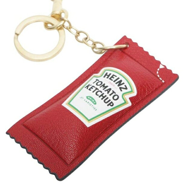 アニヤハインドマーチ キーホルダー ANYA HINDMARCH Heinz Tomato Ketchup チャーム 193757 ユニセックス Red(レッド) ブランド バッグチャーム 高級 おしゃれ プレゼント 実用的
