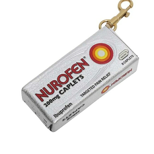 アニヤハインドマーチ キーホルダー ANYA HINDMARCH Nurofen チャーム 193764 ユニセックス Silver(シルバー) ブランド バッグチャーム 高級 おしゃれ プレゼント 実用的