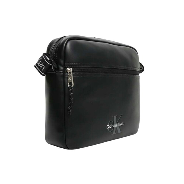 カルバンクライン CALVIN KLEIN BOLD LOGO WEBBING LAPTOP FLIGHT ショルダーバッグ lv04d3442g-ub1 メンズ BLACK ブランド 斜めがけ ブランド 高級 おしゃれ プレゼント 男性 実用的 かっこいい
