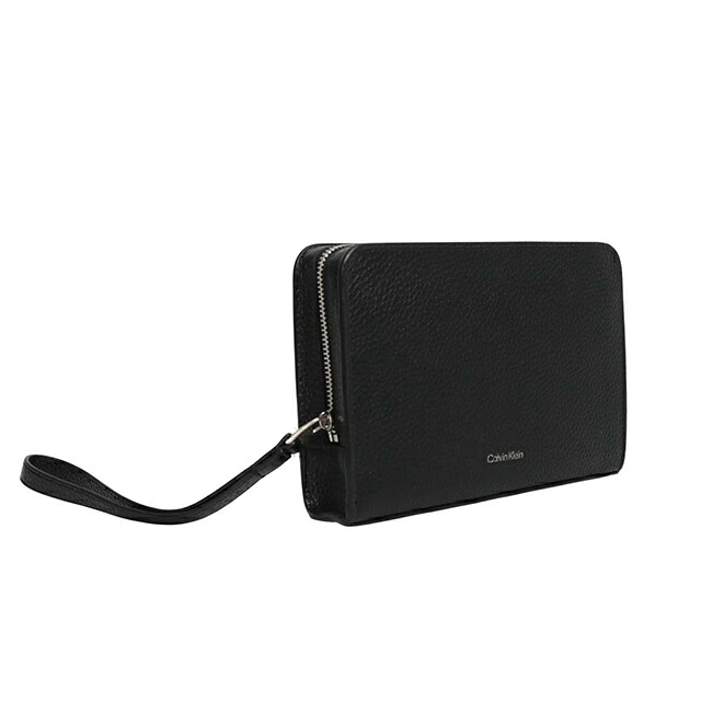 カルバンクライン CALVIN KLEIN FOIL EMBOSS POUCH WITH HANDLE クラッチバッグ lv04d1153g-ub1 メンズ BLACK ブランド ビジネス 軽量 小さめ ミニバッグ ブランド 高級 おしゃれ プレゼント 男性 実用的 かっこいい