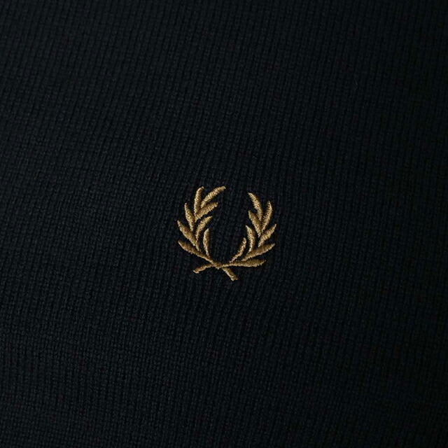 フレッドペリー FRED PERRY Merino Wool Scarf メリノウール スカーフ マフラー c3319-u12 ユニセックス Black Dark Caramel マフラー ブランド