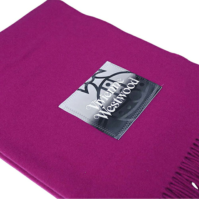 ヴィヴィアンウエストウッド VIVIENNE WESTWOOD NURIA STOLE マフラー 8103013J-W010X-G410-FUCHSIA ユニセックスフーシャ マフラー ブランド