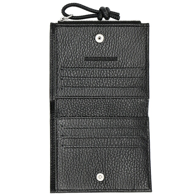 エンポリオ・アルマーニ カードケース メンズ ブランド EMPORIO ARMANI Y4R262-Y068E ブラック 定期入れ 高級 おしゃれ プレゼント 実用的