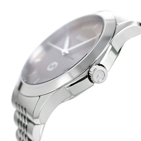 グッチ 時計 Gタイムレス 40mm メンズ 腕時計 YA1264107 GUCCI ブラウン 高級 ブランド おしゃれ 防水 プレゼント 男性 実用的