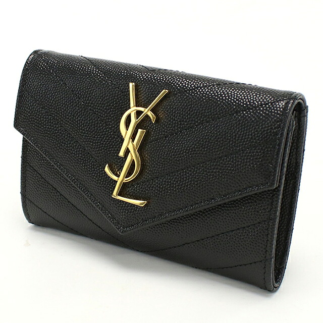 サンローラン 名刺入れ レディース ブランド SAINT LAURENT レザー 414404 ブラック 高級 おしゃれ プレゼント 実用的
