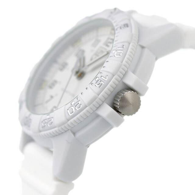 ルミノックス 0300シリーズ 腕時計 LUMINOX シータートル 0307.WO レザーバック ホワイトアウト 時計 ブランド おしゃれ 防水 文字盤 大きい プレゼント 男性 実用的