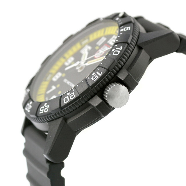 ルミノックス レザーバック シータートル ジャイアント 0320シリーズ クォーツ 電池式 腕時計 ブランド メンズ LUMINOX 0325 アナログ ブラック 黒 スイス製 おしゃれ 防水 文字盤 大きい プレゼント 男性 実用的