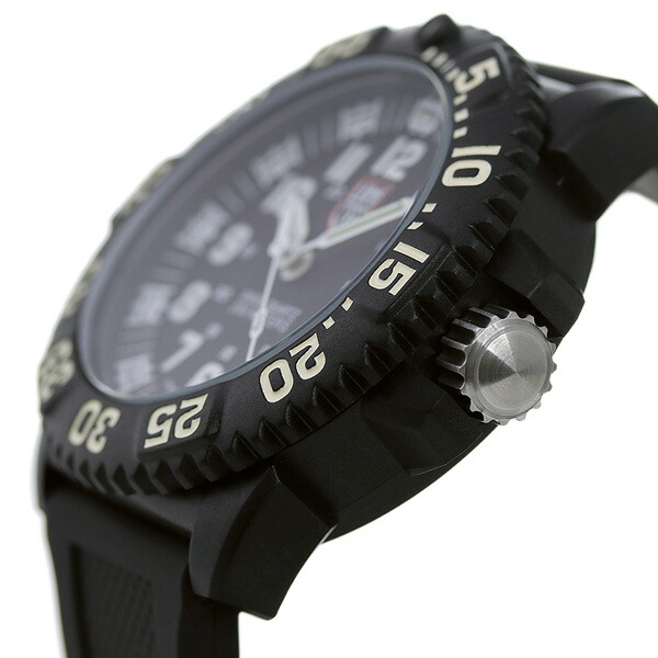 ルミノックス ネイビーシールズ 3050シリーズ カラーマークシリーズ LUMINOX 3051 ブラック×ホワイト 腕時計 時計